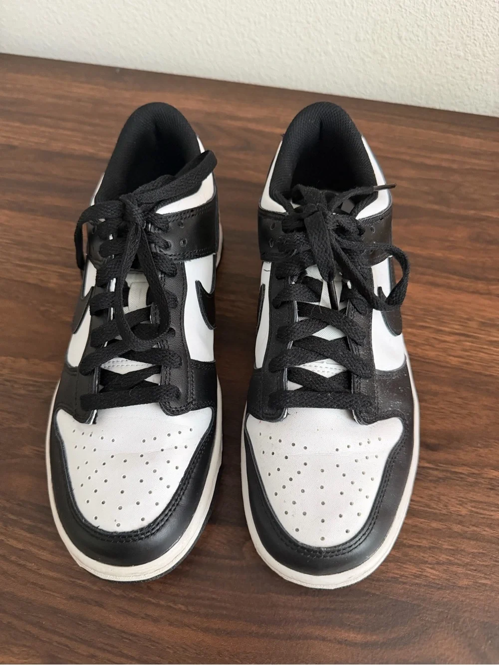 Nike Dunks Kids Black and White Low-Top